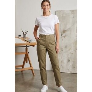 Maria McManus Cargo Fatigue Pants Sand Khakis Size 2 utility Army